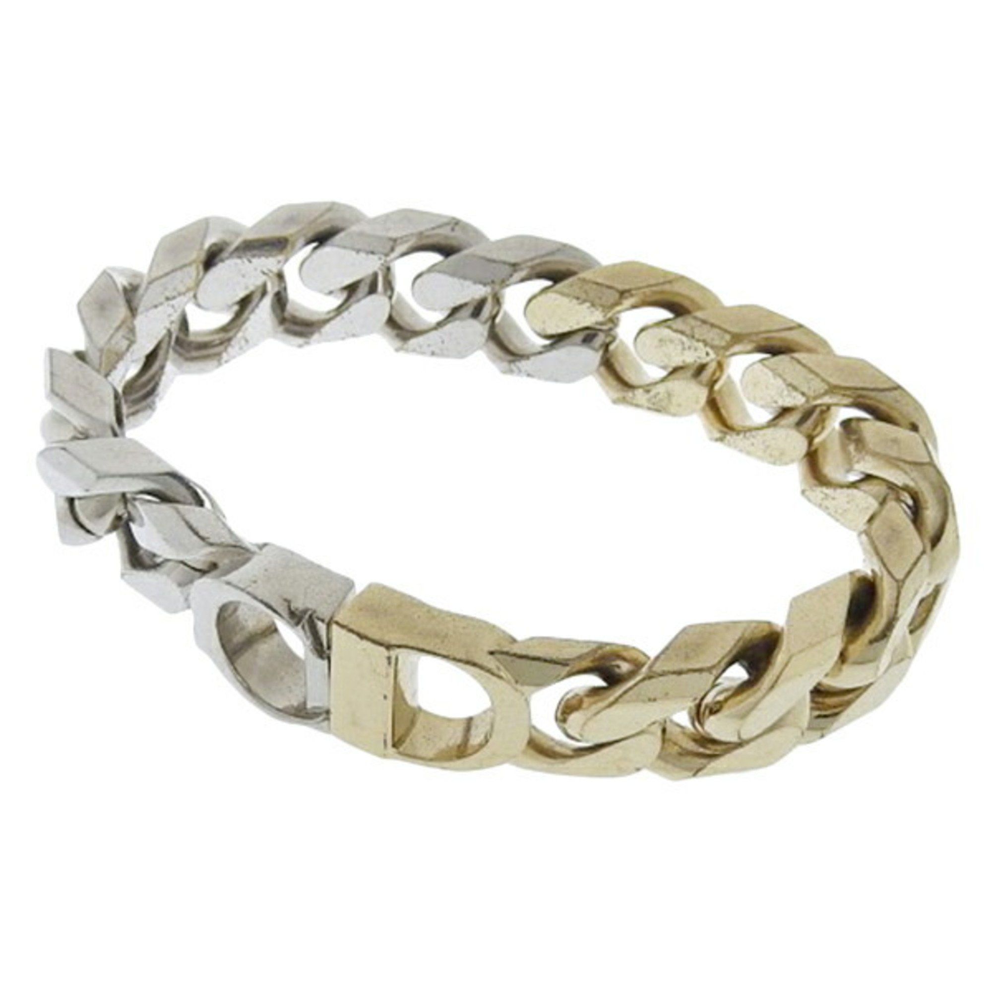 Christian Dior Bracelet Silver Gold Ladies